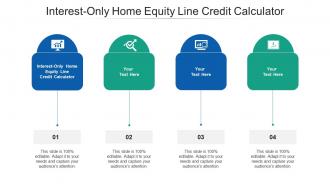 Interest only home equity line credit calculator ppt powerpoint presentation icon cpb
