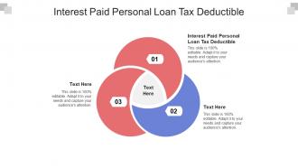 Interest paid personal loan tax deductible ppt powerpoint presentation gallery sample cpb