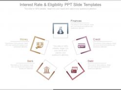 Interest rate and eligibility ppt slide templates