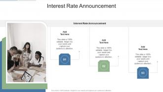 Interest Rate Announcement In Powerpoint And Google Slides Cpb