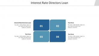 Interest rate directors loan ppt powerpoint presentation inspiration graphics download cpb