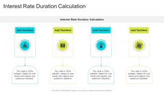 Interest rate duration calculation in powerpoint and google slides cpb