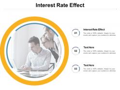Interest rate effect ppt powerpoint presentation professional cpb