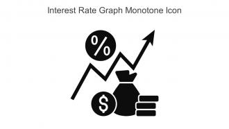 Interest Rate Graph Monotone Icon In Powerpoint Pptx Png And Editable Eps Format