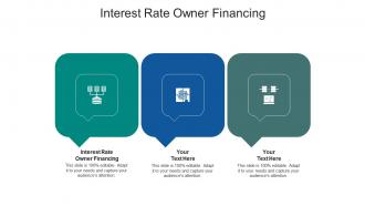 Interest rate owner financing ppt powerpoint presentation model topics cpb