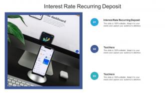 Interest rate recurring deposit ppt powerpoint presentation infographic template show cpb