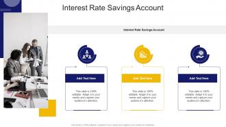 Interest Rate Savings Account In Powerpoint And Google Slides Cpb