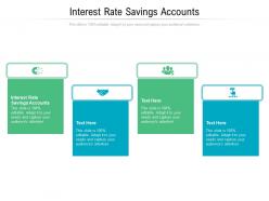 Interest rate savings accounts ppt powerpoint presentation layouts portrait cpb