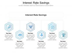 Interest rate savings ppt powerpoint presentation styles objects cpb