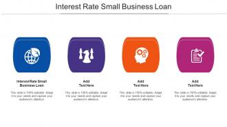 Interest Rate Small Business Loan Ppt Powerpoint Presentation Clipart Cpb