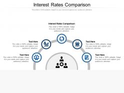 Interest rates comparison ppt powerpoint presentation icon background cpb
