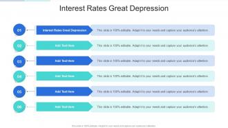 Interest Rates Great Depression In Powerpoint And Google Slides Cpb