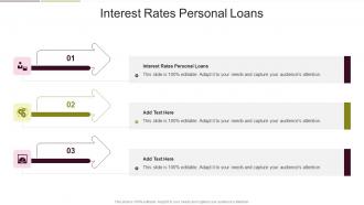 Interest Rates Personal Loans In Powerpoint And Google Slides Cpb