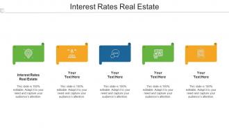 Interest Rates Real Estate Ppt Powerpoint Presentation Ideas Background Image Cpb