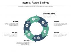 Interest rates savings ppt powerpoint presentation icon objects cpb