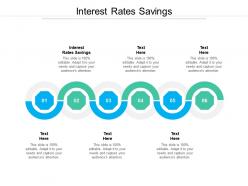 Interest rates savings ppt powerpoint presentation styles aids cpb
