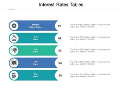 Interest rates tables ppt powerpoint presentation summary slide download cpb