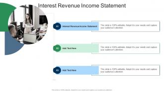 Interest Revenue Income Statement In Powerpoint And Google Slides Cpb