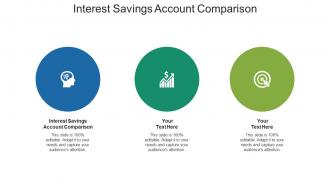 Interest savings account comparison ppt powerpoint presentation gallery example cpb