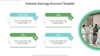 Interest Savings Account Taxable In Powerpoint And Google Slides Cpb