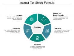 Interest tax shield formula ppt powerpoint presentation styles introduction cpb