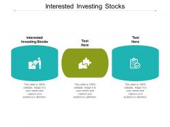 Interested investing stocks ppt powerpoint presentation gallery layout cpb