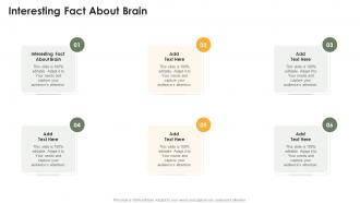 Interesting Fact About Brain In Powerpoint And Google Slides Cpb