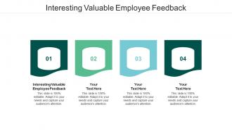 Interesting valuable employee feedback ppt powerpoint presentation visual aids deck cpb