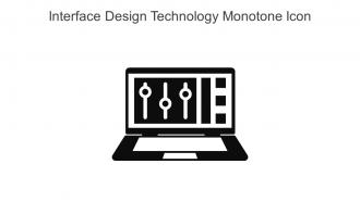 Interface Design Technology Monotone Icon In Powerpoint Pptx Png And Editable Eps Format