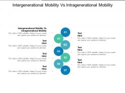Intergenerational mobility vs intragenerational mobility ppt powerpoint presentation styles background designs cpb