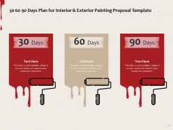 Interior and exterior painting proposal template powerpoint presentation slides