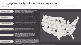 Interior Design Business Plan Geographical Analysis For Interior Design Store BP SS