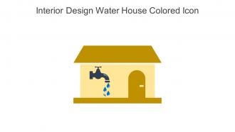 Interior Design Water House Colored Icon In Powerpoint Pptx Png And Editable Eps Format