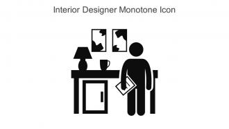 Interior Designer Monotone Icon In Powerpoint Pptx Png And Editable Eps Format
