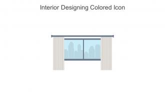 Interior Designing Colored Icon In Powerpoint Pptx Png And Editable Eps Format
