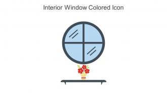 Interior Window Colored Icon In Powerpoint Pptx Png And Editable Eps Format