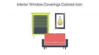 Interior Window Coverings Colored Icon In Powerpoint Pptx Png And Editable Eps Format