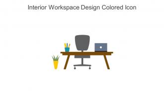 Interior Workspace Design Colored Icon In Powerpoint Pptx Png And Editable Eps Format