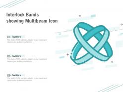 Interlock bands showing multibeam icon