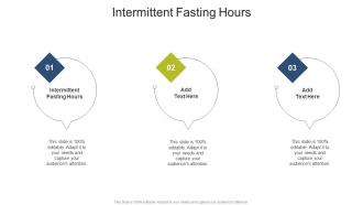 Intermittent Fasting Hours In Powerpoint And Google Slides Cpb
