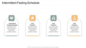 Intermittent Fasting Schedule In Powerpoint And Google Slides Cpb