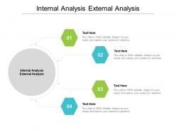 Internal analysis external analysis ppt powerpoint presentation ideas show cpb