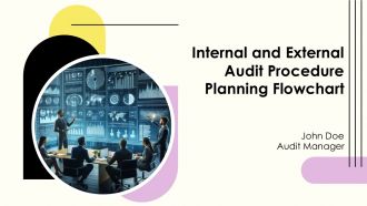 Internal And External Audit Procedure Planning Flowchart PPT Example AT