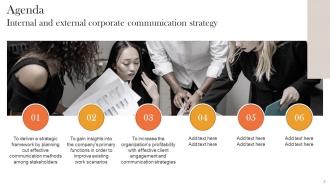 Internal And External Corporate Communication Strategy Powerpoint Presentation Slides Captivating Colorful