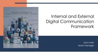 Internal And External Digital Communication Framework PPT Graphics AT