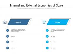 Internal and external economies of scale