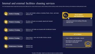Internal And External Facilities Cleaning Services Facilities Management And Maintenance Company