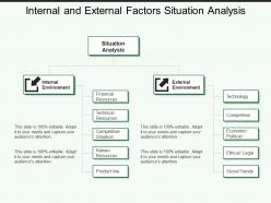 Internal And External Factors Situation Analysis