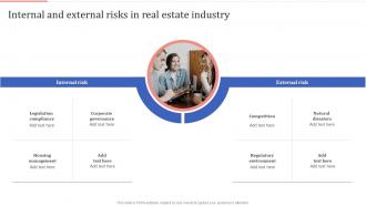 Internal And External Risks In Real Estate Industry Optimizing Process Improvement