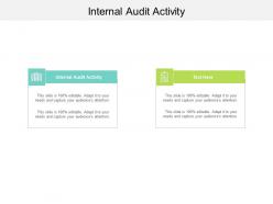 Internal audit activity ppt powerpoint presentation file slide portrait cpb